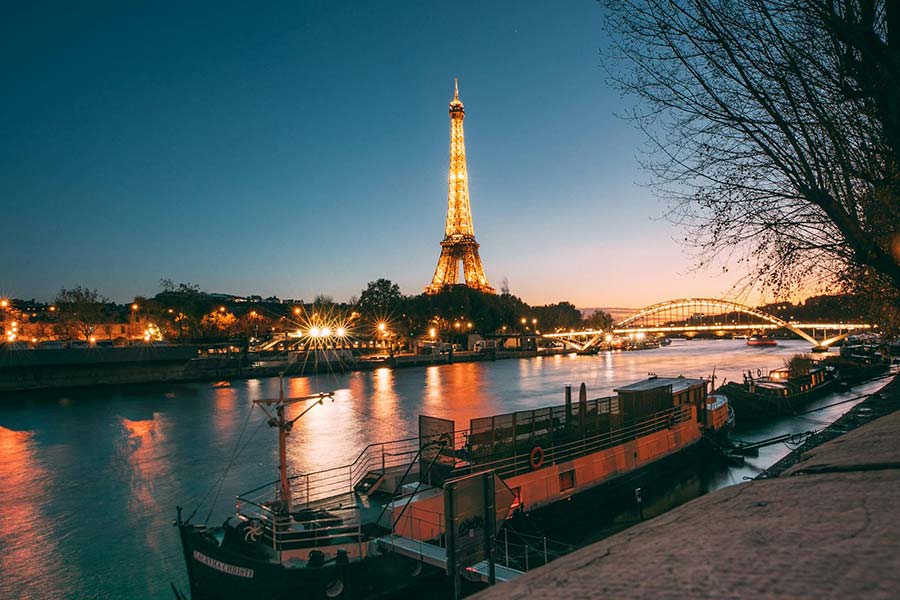 Eiffel Tower & The Seine